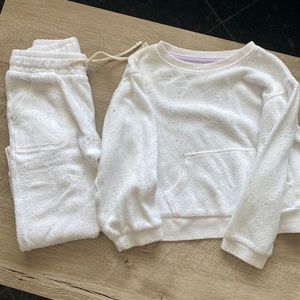 White loungewear set